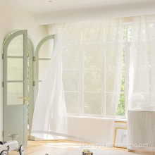 Children's Bedroom Decoration Embroidered Sheer Curtain